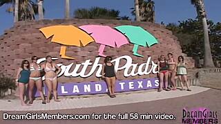 7 springbreakers flitsen naakt op South Padre Island