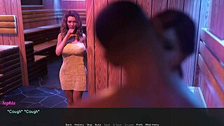 Sauna-Geheimnisse mit Vicky im animierten Ehefrau-Spiel