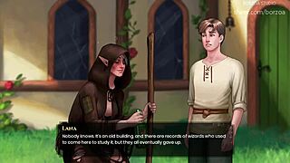 ब्लॉन्ड वाइफ बिग टिट्स के साथ कॉटेज पर चीट करती है