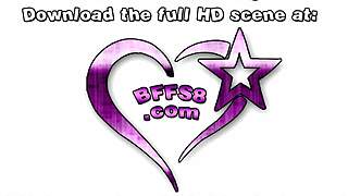 Bedste venner Bess, Leana og Bianca fanget i at stjæle af betjent Nicky 😏