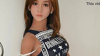 Azijska TPE seks lutka popolna za igro v psu