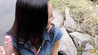 俺の女リリアンヌが公園で金銭ファック！