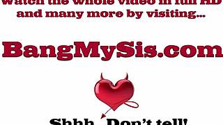 Horny nevlastná sestra Megan Sage dostáva svoju tesnú pičku vyjebanú od nevlastného brata! Wow, aká jazda!