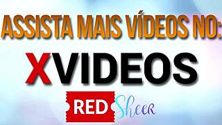 Wow, Debora Andrade v priesvitnej červenej bielizni! Dve kurvy sa bozkávajú na stole, celé mokré.