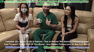 Ei, tô tentando dar um exame ginecológico humilhante na tímida Blaire Celeste...