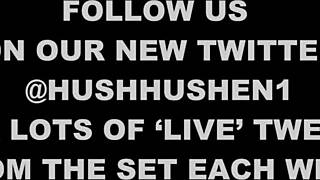 Boz beni ayarladı ve Vickie o devasa siki kaptı