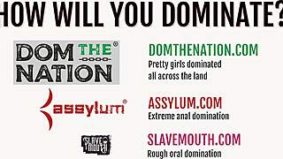 Sub mladá 18+ kŕmená tvrdým kokom v análnej dominácii a bondage