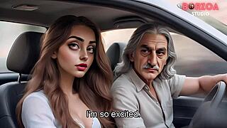 มีอาและปาปี 2 - หญิงสาวพรหมจารีเปียกเปียกสำหรับปู่ทวดแก่กว่า