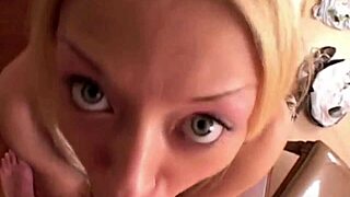 Wow! Teen Lil Lexy with small tits blows and cums!