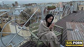 Naughty Teen Leyla's Juicy Encounter with Stepbrother