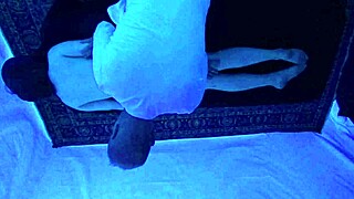 Gigi Breeze Delivers Intense Blacklight Massage Under Master Control