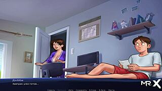 Summertime saga passionate kissing scene