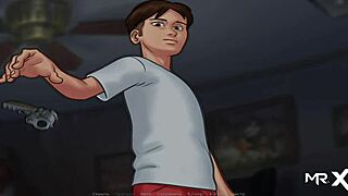 Summertime saga passionate kissing scene