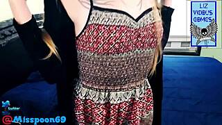 Tattooed Teen Misspoon69's Oral Orgasm with Toys