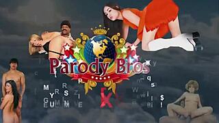 Parody Teen Enjoys Rough Treatment