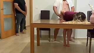 why does my girlfriend's meeting with her boss turn into hard fucking?