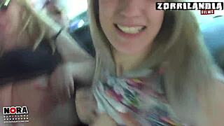 Pornobus takes a detailed trip to the valencia erotic party with teen pornstars