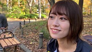 Rio Feels Intense Pleasure in Tennis Club Blowjob and Creampie.