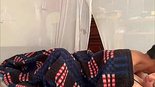 She BOUNCES her HUGE tits wildly in the scene