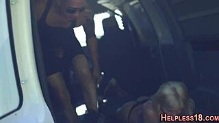 Teen babe endures BDSM domination and fucking in high definition