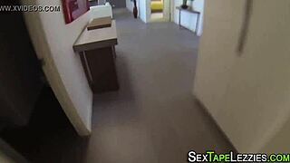 blonde lezbo licks that wet snatch in threesome