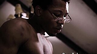 i watch young beauty sucking gardener's black dong