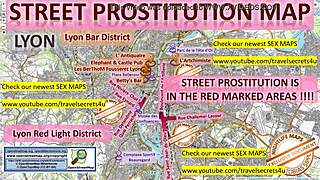 In Lyon, I visit prostitutes for blowjobs, sex, and massages in brothels.