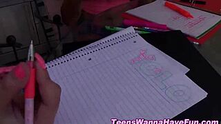Amateur Teen Gobbles Cock