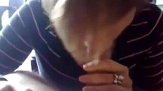 watch the hottest amateur blowjob from cute teen on cam with deepthroat action