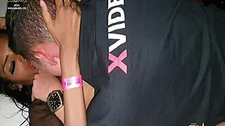 Teen Brunette Star Shines in First Spicy XVideos Recording.