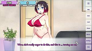 Sexy drakenmeid Elma in hentai parodie slaat voorspel over