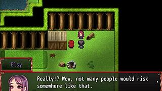 uh, harem hentai game ep 5 got me hooked on this damsel sucking his quick-trigger cock... dang!