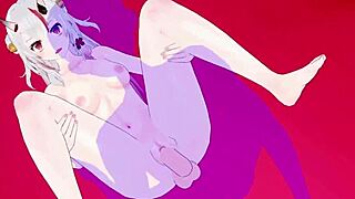 Oozora Subaru and Nakiri Ayame have intense sex in hentai 😍