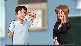 Summertime Saga: Jamie Takes A Relaxing Shower