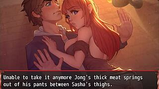 check out this harem hentai game ep 13, best thighjob ever