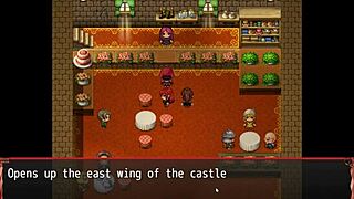 Redhead milf blocks him with her giant tits!