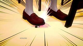 Η Isabela Bianchi γδύνεται γυμνή σε καυτές σκηνές Waifu Academy