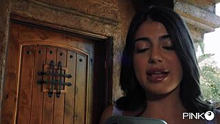 Elena Spano takes Italian and American cocks in DP