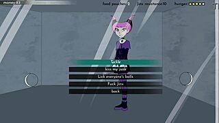 In 18titans part 25, Jinx and Blackfire engage in detailed funtime scenes with black characters in hentai style.