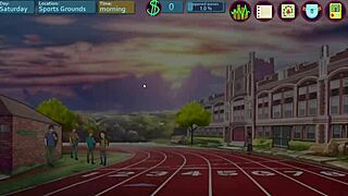 Teacher Pounds Student's Big Tits And Ass In Hentai Cartoon Game With Intense Action.