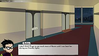 teen hentai game 18titans part 5 shows starfire getting banged