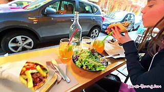 Jamie Young's juicy cum mouth vlog in Athens