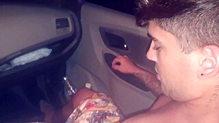 So, I caught him banging my spin and he drilled me too, finishing on my face. Flakael got it all!