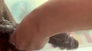 Petite Blonde Step Sister Tricks Step Brother in Bathroom for Sex