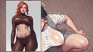 stepmom deepthroats monster cock in taboo game ep 5 😈