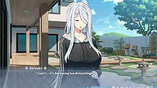 Summer Clover's BDSM Session And Footjob In Harem Game