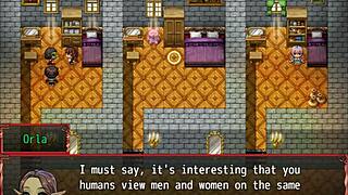 i saw her pussy exposed during gym workout in harem game