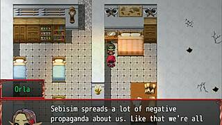 i saw her pussy exposed during gym workout in harem game