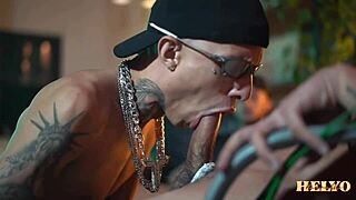 Watch the twins and bro stuff three cocks into him.