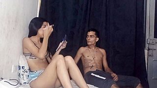 Infiel hermanastra monta duro por venganza